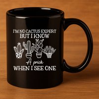 IM No Cactus Expert But I Know A Prick When I See One 11oz C Handle Ceramic Mug