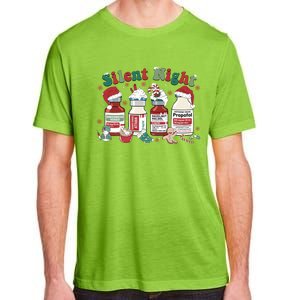 Icu Nurse Christmas Silent Night Gift Adult ChromaSoft Performance T-Shirt