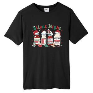 Icu Nurse Christmas Silent Night Gift Tall Fusion ChromaSoft Performance T-Shirt