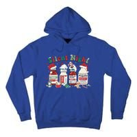 Icu Nurse Christmas Silent Night Gift Tall Hoodie