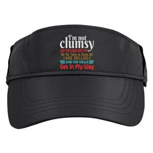 Im Not Clumsy Sarcastic Women Men Funny Saying Adult Drive Performance Visor