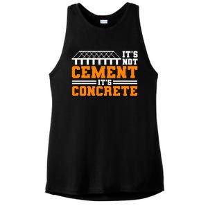 Its Not Cet Its Concrete Civil Engineer Dad Meaningful Gift Ladies PosiCharge Tri-Blend Wicking Tank