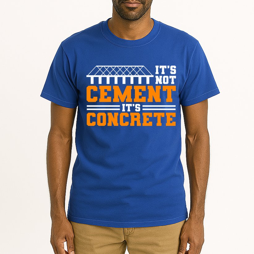 Its Not Cet Its Concrete Civil Engineer Dad Meaningful Gift Tall T-Shirt