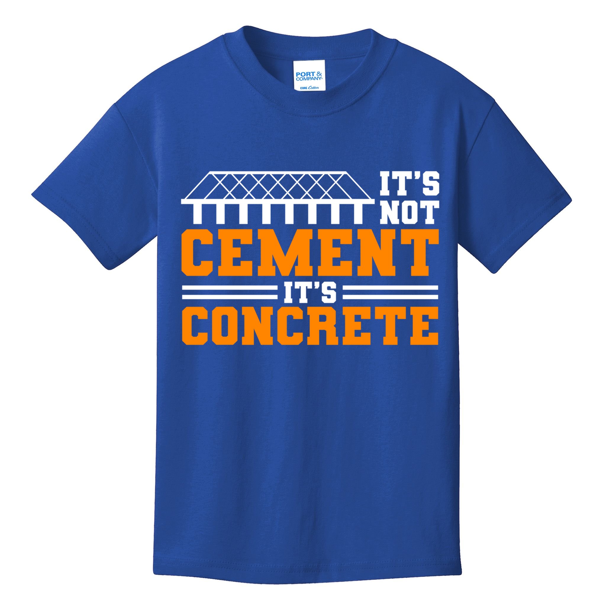 Its Not Cet Its Concrete Civil Engineer Dad Meaningful Gift Kids T-Shirt