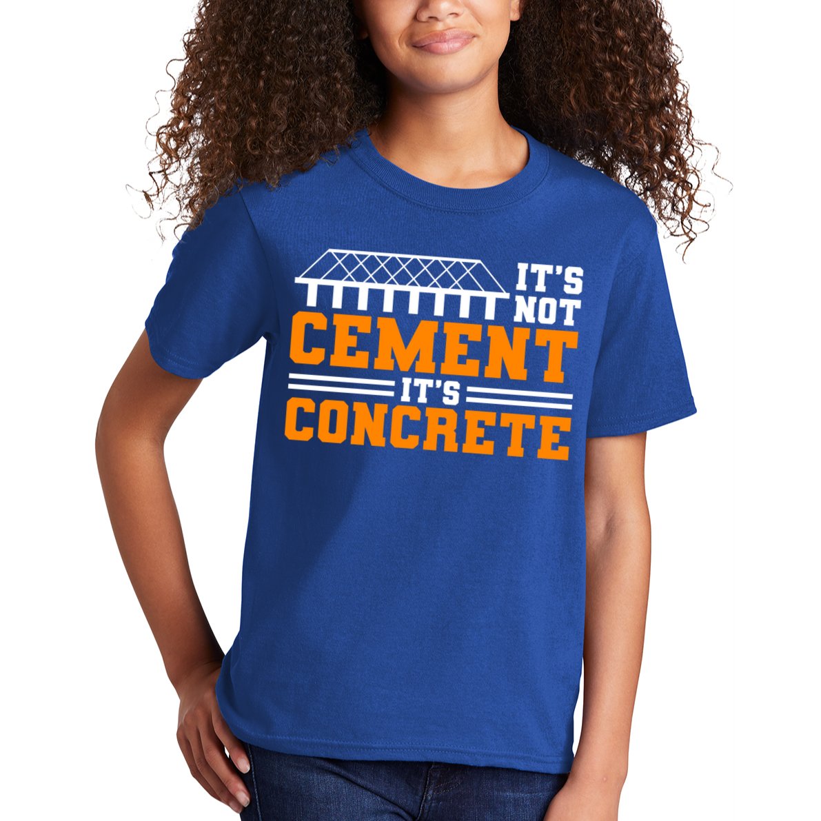 Its Not Cet Its Concrete Civil Engineer Dad Meaningful Gift Kids T-Shirt