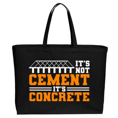 Its Not Cet Its Concrete Civil Engineer Dad Meaningful Gift Cotton Canvas Jumbo Tote