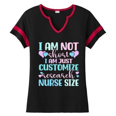 Information Nursing Customize Research Nurse Gift Ladies Halftime Notch Neck Tee