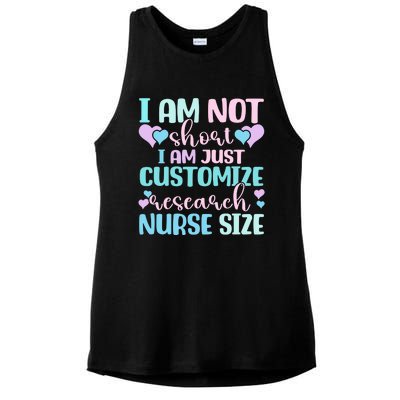 Information Nursing Customize Research Nurse Gift Ladies PosiCharge Tri-Blend Wicking Tank