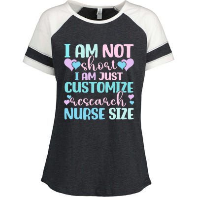 Information Nursing Customize Research Nurse Gift Enza Ladies Jersey Colorblock Tee