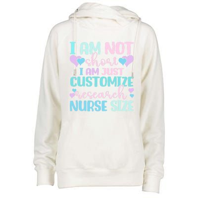 Information Nursing Customize Research Nurse Gift Womens Funnel Neck Pullover Hood