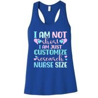 Information Nursing Customize Research Nurse Gift Women's Racerback Tank