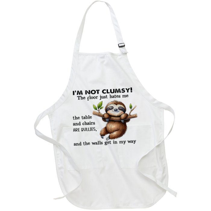 IM Not Clumsy The Floor Just Hates Me The Table And Chairs Full-Length Apron With Pockets