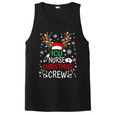 Icu Nurse Crew Reindeer Christmas Icu Nursing Squad Group Cool Gift PosiCharge Competitor Tank