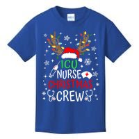 Icu Nurse Crew Reindeer Christmas Icu Nursing Squad Group Cool Gift Kids T-Shirt