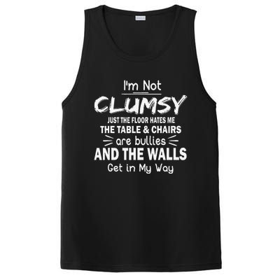 IM Not Clumsy Funny Sayings Sarcastic PosiCharge Competitor Tank