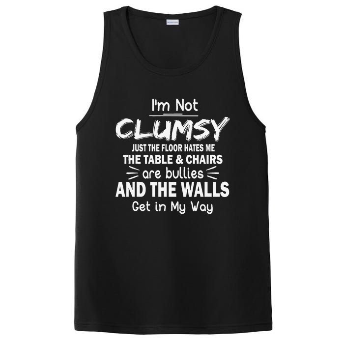 IM Not Clumsy Funny Sayings Sarcastic PosiCharge Competitor Tank