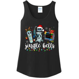 Icu Nurse Christmas Funny Jingle Bells Tech Nursing Er Dept Ladies Essential Tank