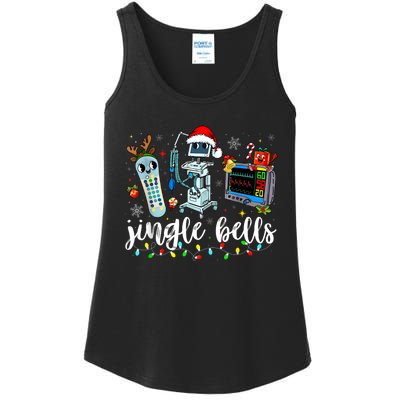 Icu Nurse Christmas Funny Jingle Bells Tech Nursing Er Dept Ladies Essential Tank