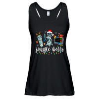 Icu Nurse Christmas Funny Jingle Bells Tech Nursing Er Dept Ladies Essential Flowy Tank