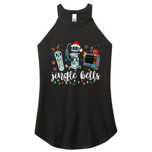 Icu Nurse Christmas Funny Jingle Bells Tech Nursing Er Dept Women's Perfect Tri Rocker Tank