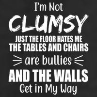 I'm Not Clumsy Funny Gift Adult Drive Performance Visor