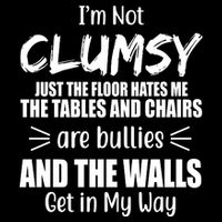 I'm Not Clumsy Funny Gift Flatbill Hat