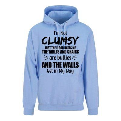 I'm Not Clumsy Funny Gift Unisex Surf Hoodie