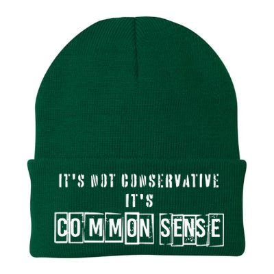 Its Not Conservative Its Common Sense Knit Cap Winter Beanie