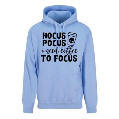 I Need Coffee To Focus Unisex Surf Hoodie