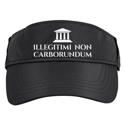Illegitimi Non Carborundum Funny Dog Latin Phrase Adult Drive Performance Visor