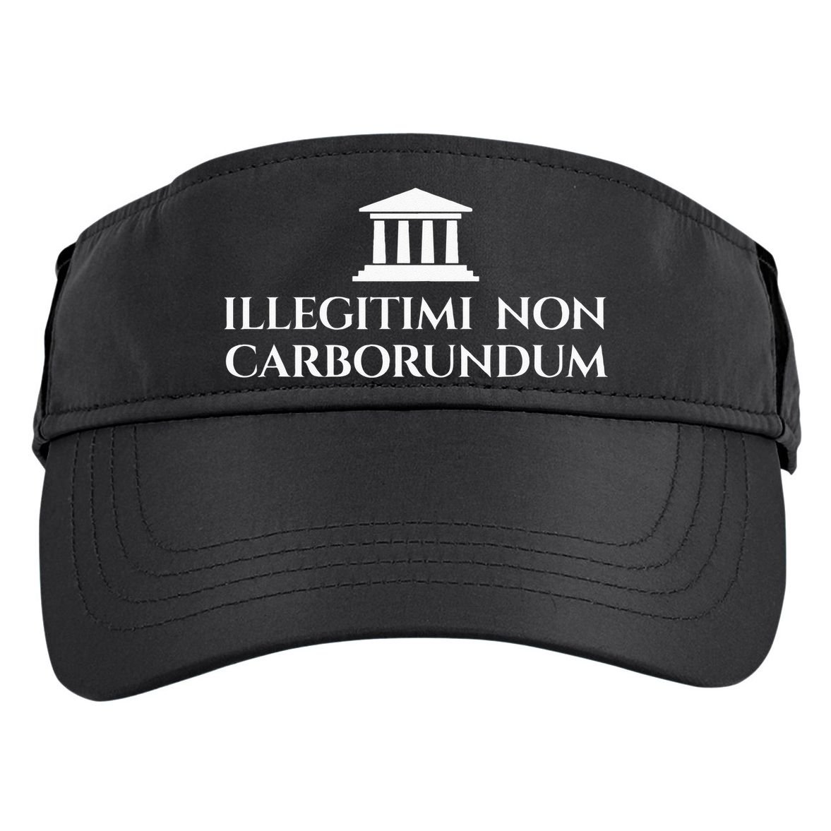Illegitimi Non Carborundum Funny Dog Latin Phrase Adult Drive Performance Visor
