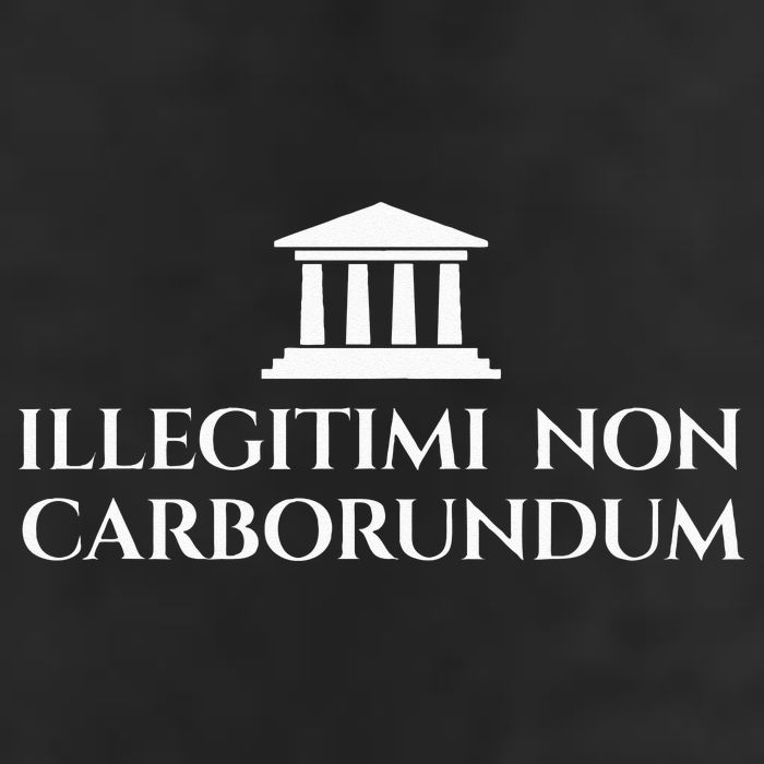 Illegitimi Non Carborundum Funny Dog Latin Phrase Adult Drive Performance Visor