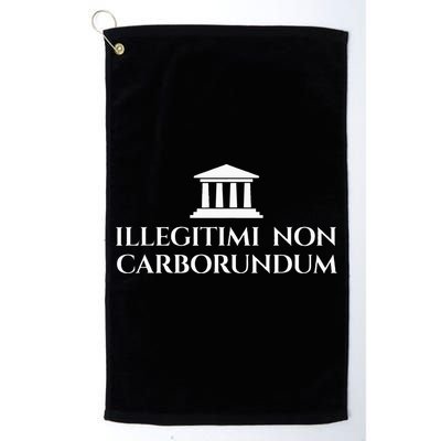 Illegitimi Non Carborundum Funny Dog Latin Phrase Golf Towel