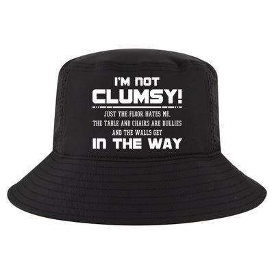 Im Not Clumsy Just The Floor Hates Me Humor Cool Comfort Performance Bucket Hat