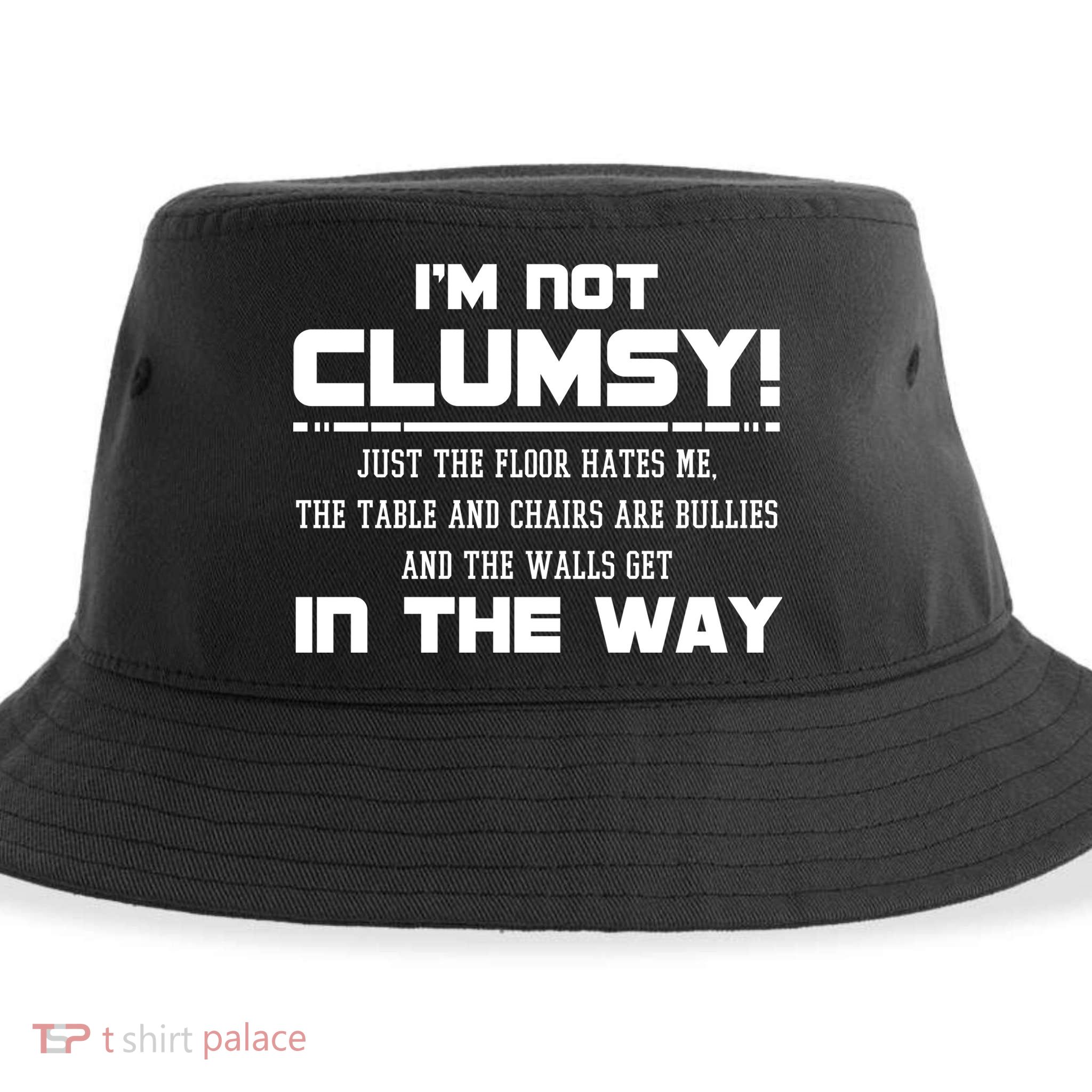 Im Not Clumsy Just The Floor Hates Me Humor Sustainable Bucket Hat