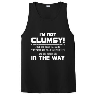 Im Not Clumsy Just The Floor Hates Me Humor PosiCharge Competitor Tank