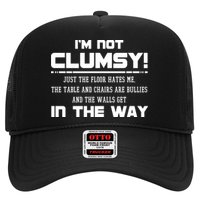 Im Not Clumsy Just The Floor Hates Me Humor Hat