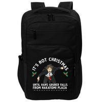 It's Not Christmas Until Hans Gruber Falls From Nakatomi Plaza Impact Tech Backpack