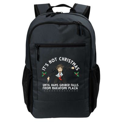 It's Not Christmas Until Hans Gruber Falls From Nakatomi Plaza Daily Commute Backpack