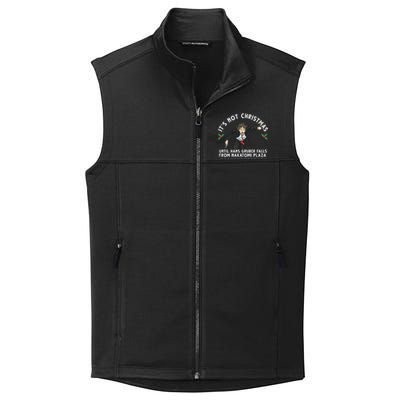 It's Not Christmas Until Hans Gruber Falls From Nakatomi Plaza Collective Smooth Fleece Vest