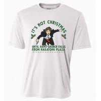 It's Not Christmas Until Hans Gruber Falls From Nakatomi Plaza Cooling Performance Crew T-Shirt