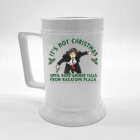 It's Not Christmas Until Hans Gruber Falls From Nakatomi Plaza Beer Stein