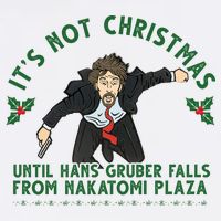 It's Not Christmas Until Hans Gruber Falls From Nakatomi Plaza Youth Performance Sprint T-Shirt