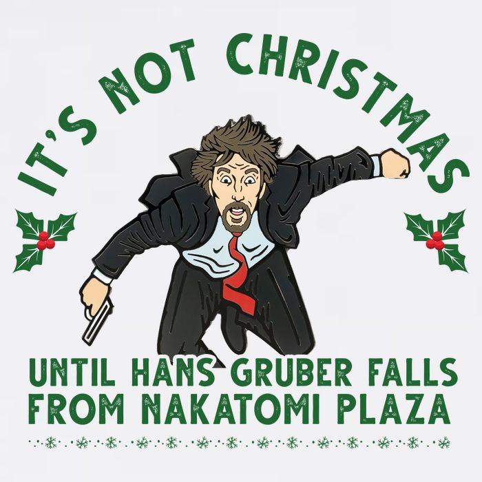 It's Not Christmas Until Hans Gruber Falls From Nakatomi Plaza Youth Performance Sprint T-Shirt