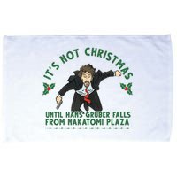 It's Not Christmas Until Hans Gruber Falls From Nakatomi Plaza Microfiber Hand Towel