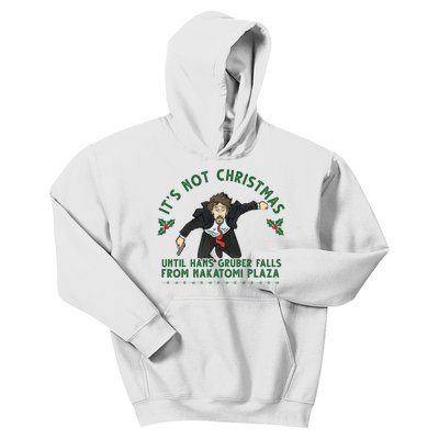 It's Not Christmas Until Hans Gruber Falls From Nakatomi Plaza Kids Hoodie