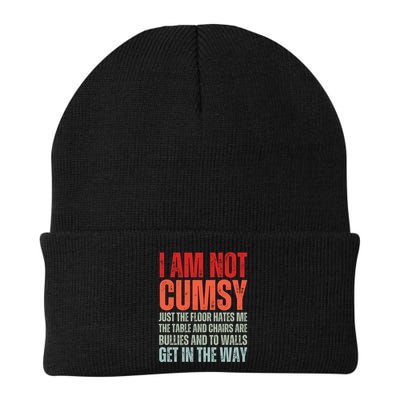 Im Not Clumsy Funny Sarcastic Sarcasm Funny Quote Beanie