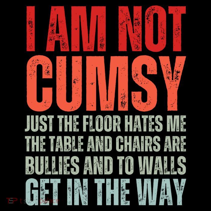 Im Not Clumsy Funny Sarcastic Sarcasm Funny Quote Sustainable Knit Beanie