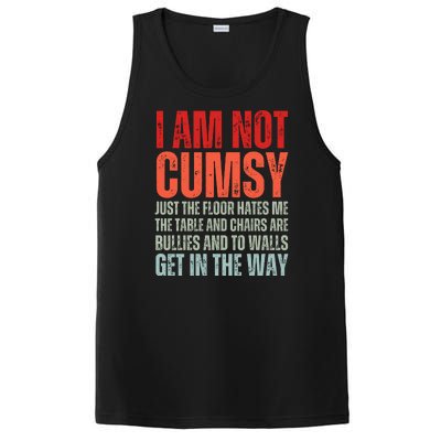 Im Not Clumsy Funny Sarcastic Sarcasm Funny Quote PosiCharge Competitor Tank