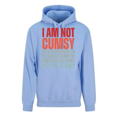 Im Not Clumsy Funny Sarcastic Sarcasm Funny Quote Unisex Surf Hoodie